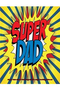 Super Hero Super Dad 2019-2020 Large Monthly Planner