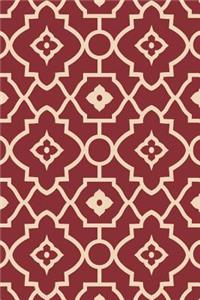 Morrocan Design College Ruled Notebook