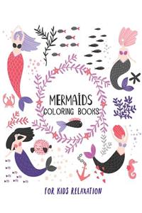 Mermaid Coloring Books for Kids relaxation