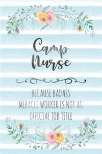 Camp Nurse