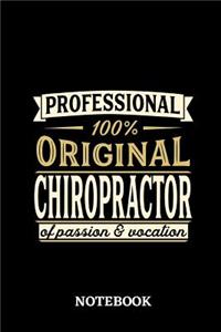 Professional Original Chiropractor Notebook of Passion and Vocation