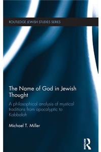 Name of God in Jewish Thought