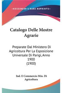 Catalogo Delle Mostre Agrarie