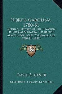 North Carolina, 1780-81