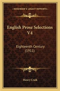 English Prose Selections V4