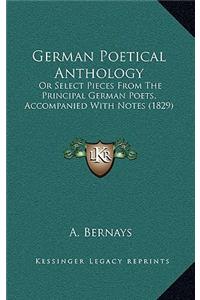 German Poetical Anthology