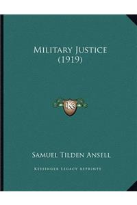 Military Justice (1919)