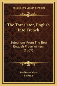 The Translator, English Into French