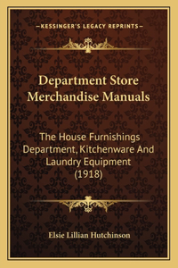 Department Store Merchandise Manuals