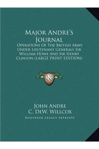 Major Andre's Journal