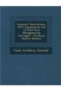 Gunners' Instruction, 1922