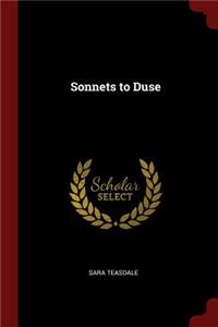 Sonnets to Duse