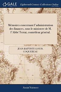 M MOIRES CONCERNANT L'ADMINISTRATION DES