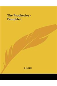 The Prophecies - Pamphlet