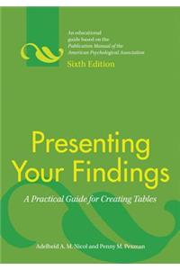 Presenting Your Findings