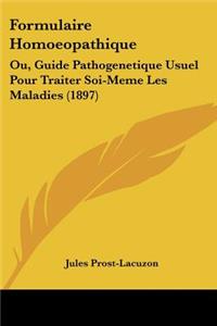 Formulaire Homoeopathique