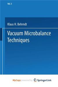 Vacuum Microbalance Techniques