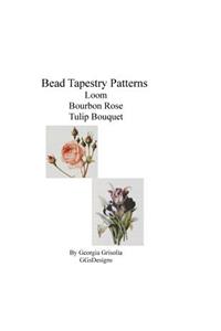 Bead Tapestry Patterns Loom Bourbon Rose Tulip Bouquet