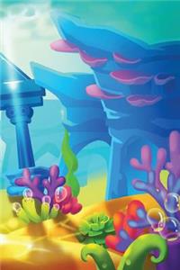 Toonland Ocean Ruins Blank Book
