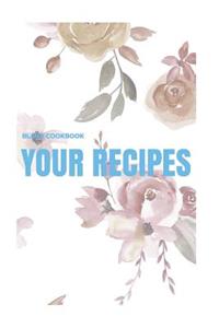 Blank Cookbook Volume10: Blank Cookbook ( Recipes & Notes, Cookbook Journal, Cooking Journal, Cooking Notebook, Blank Cookbook Journal) 6x18