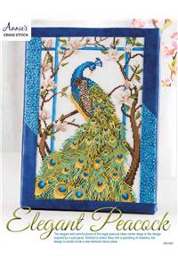 Elegant Peacock Cross Stitch Pattern