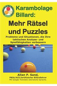 Karambolage Billard - Mehr Rätsel Und Puzzles