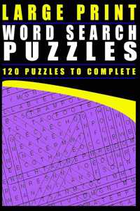 Large Print Word Search Puzzles