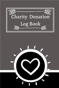 Charity Donation Log Book