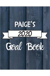 Paige's 2020 Goal Book