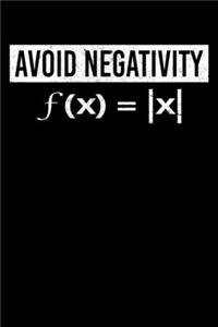 Avoid Negativity f(x) = -x-