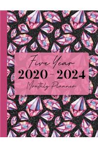 2020-2024 Five Year Monthly Planner