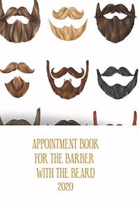 Appointment Diary For The Barber With The Beard 2020