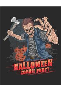 Halloween Zombie Party: Adult Coloring Book for Relaxation and Meditation