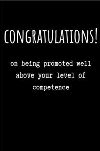 Congratulations! On Being Promoted Well Above Your Level of Competence