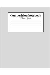 Composition Notebook - Primary Lines