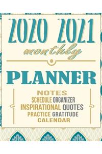 2020-2021 Monthly Planner
