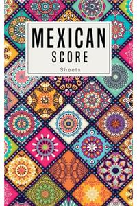 Mexican Score Sheets