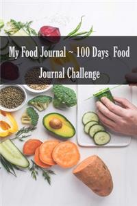 My Food Journal 100 Days Food Journal Challenge