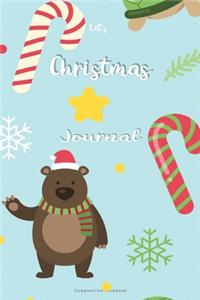 Let's Christmas Journal Composition Notebook