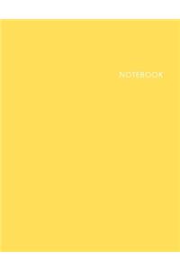 Notebook Yellow Cover