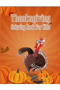 Thanksgiving Coloring Book For Kids