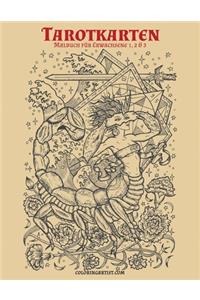 Tarotkarten-Malbuch für Erwachsene 1, 2 & 3