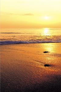 2020 Weekly Planner 134 Pages Sunset Over Water