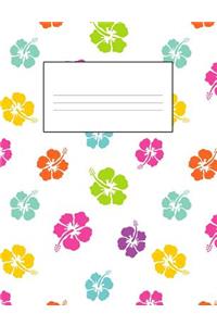 Tropical Hawaiian Hibiscus Flower School Supplies