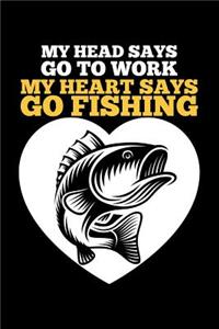 My Head Says Go to Work My Heart Says Go Fishing