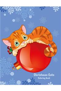 Christmas Cats Coloring Book 1