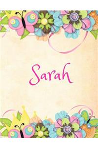 Sarah: Personalized Name Journal Composition Notebook
