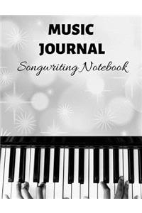 Music Journal Songwriting Notebook