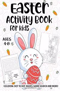 Easter Activity Book For Kids Ages 4-8