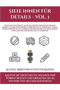 Lustige Arbeitsblätter für Kinder (Siehe innen für Details - Vol. 1)